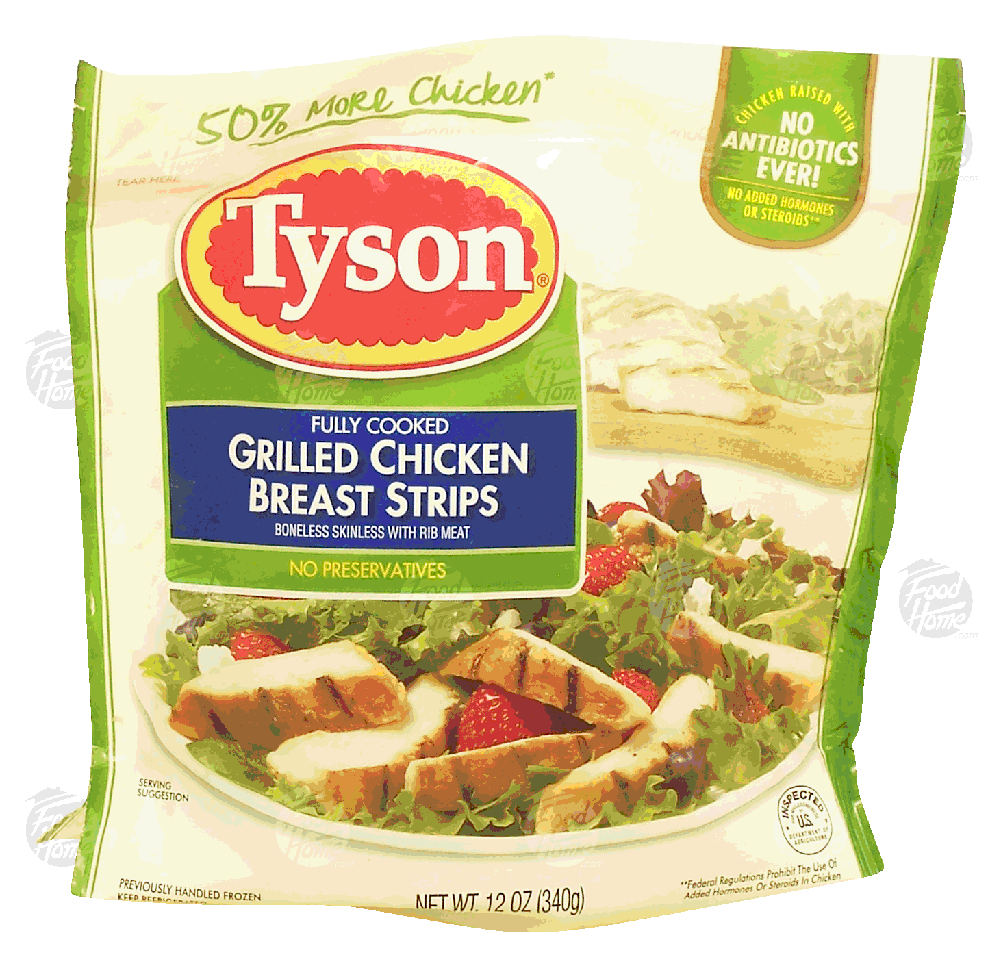 Tyson  fully cooked grilled chicken breast strips Full-Size Picture